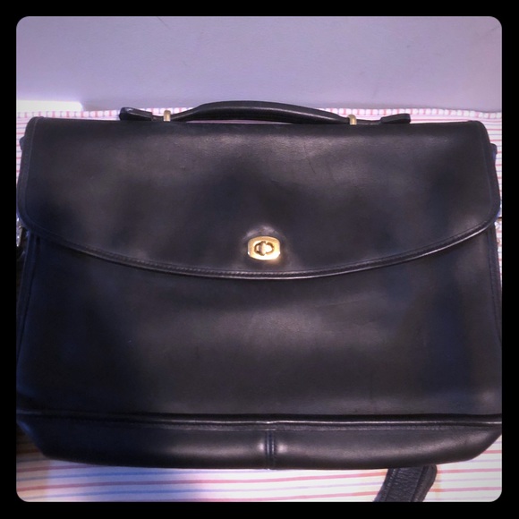 Authentic Vintage Coach Briefcase - Picture 1 of 9